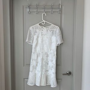Reiss Damara White Lace Dress- Size 6
